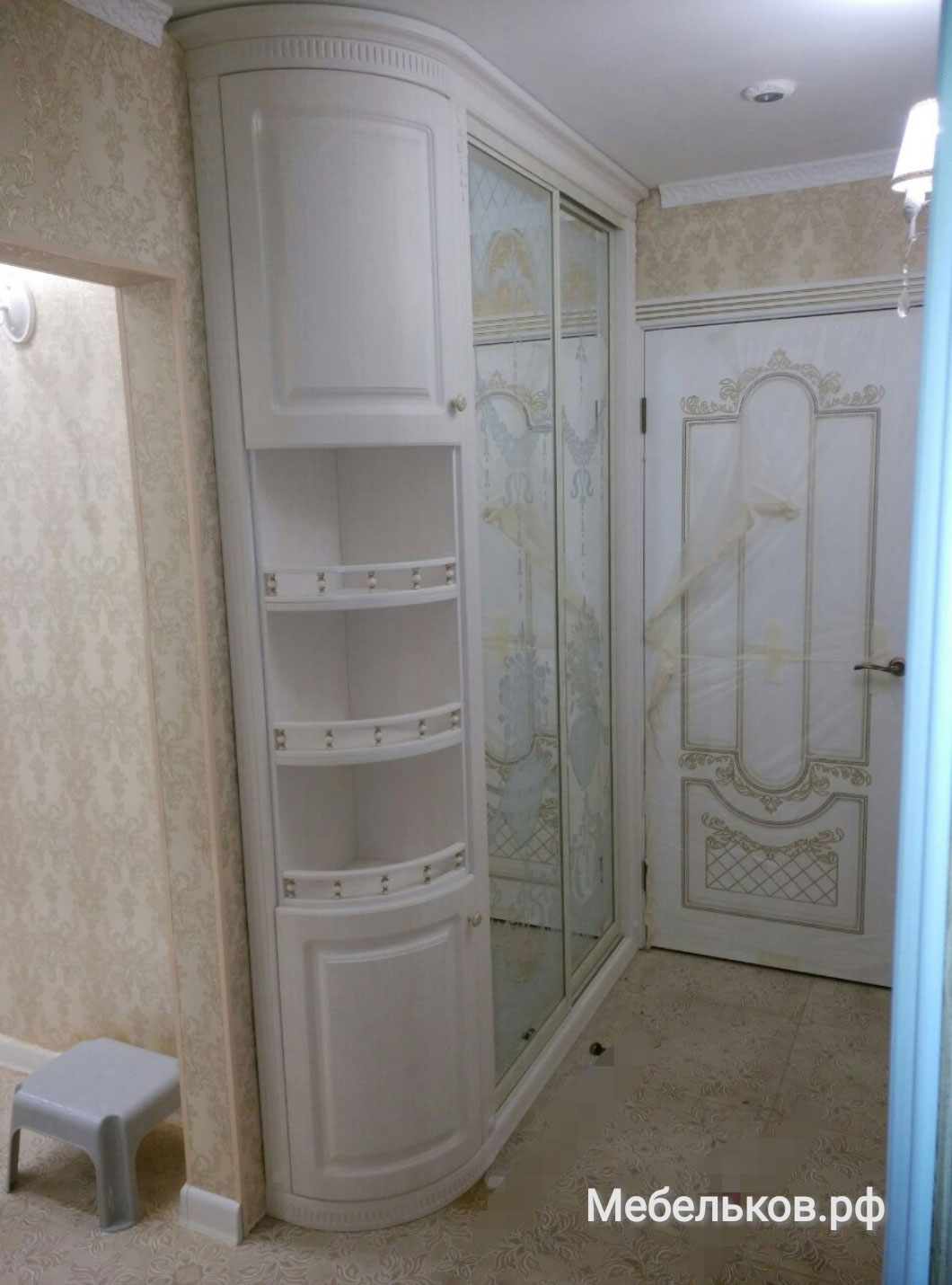 Классический шкаф купе Кл11