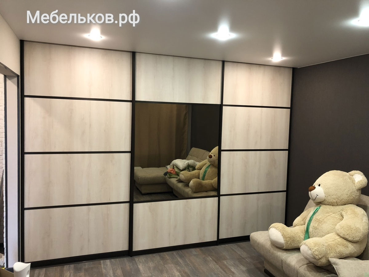 Встроенный шкаф купе В17