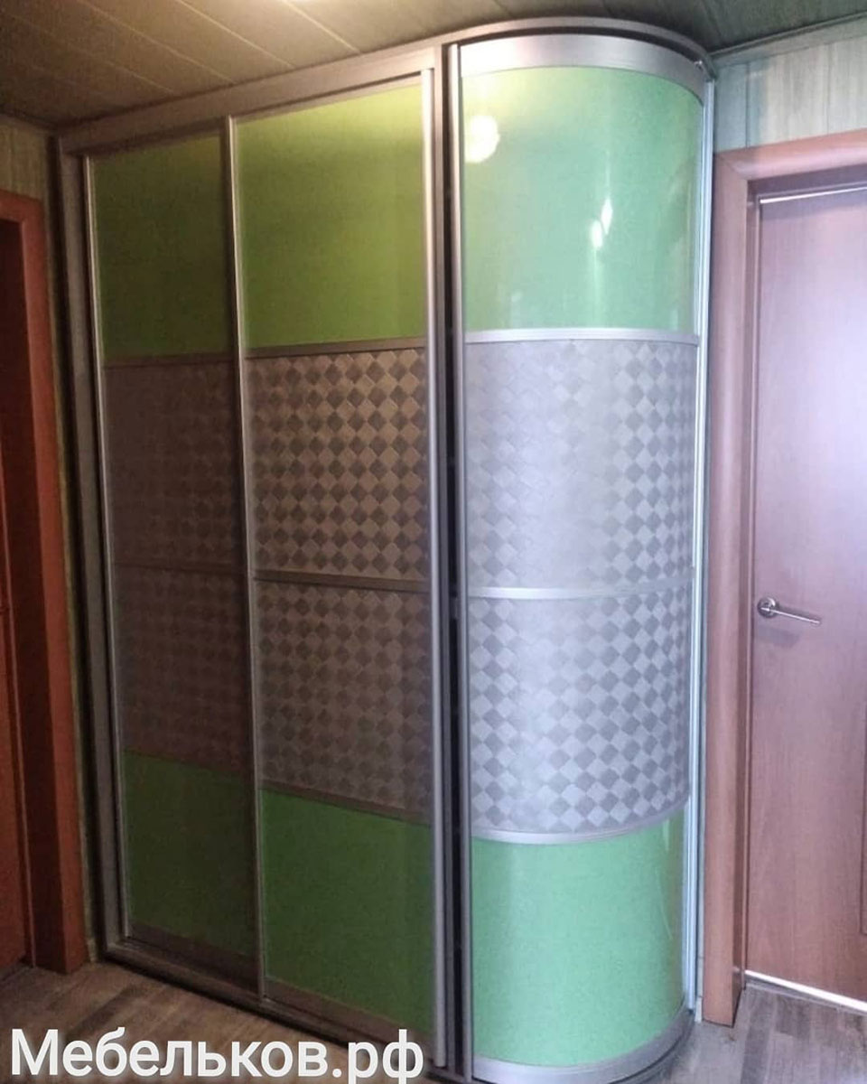 Радиусный шкаф купе Р12