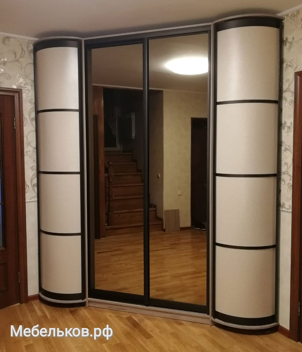 Радиусный шкаф купе Р9